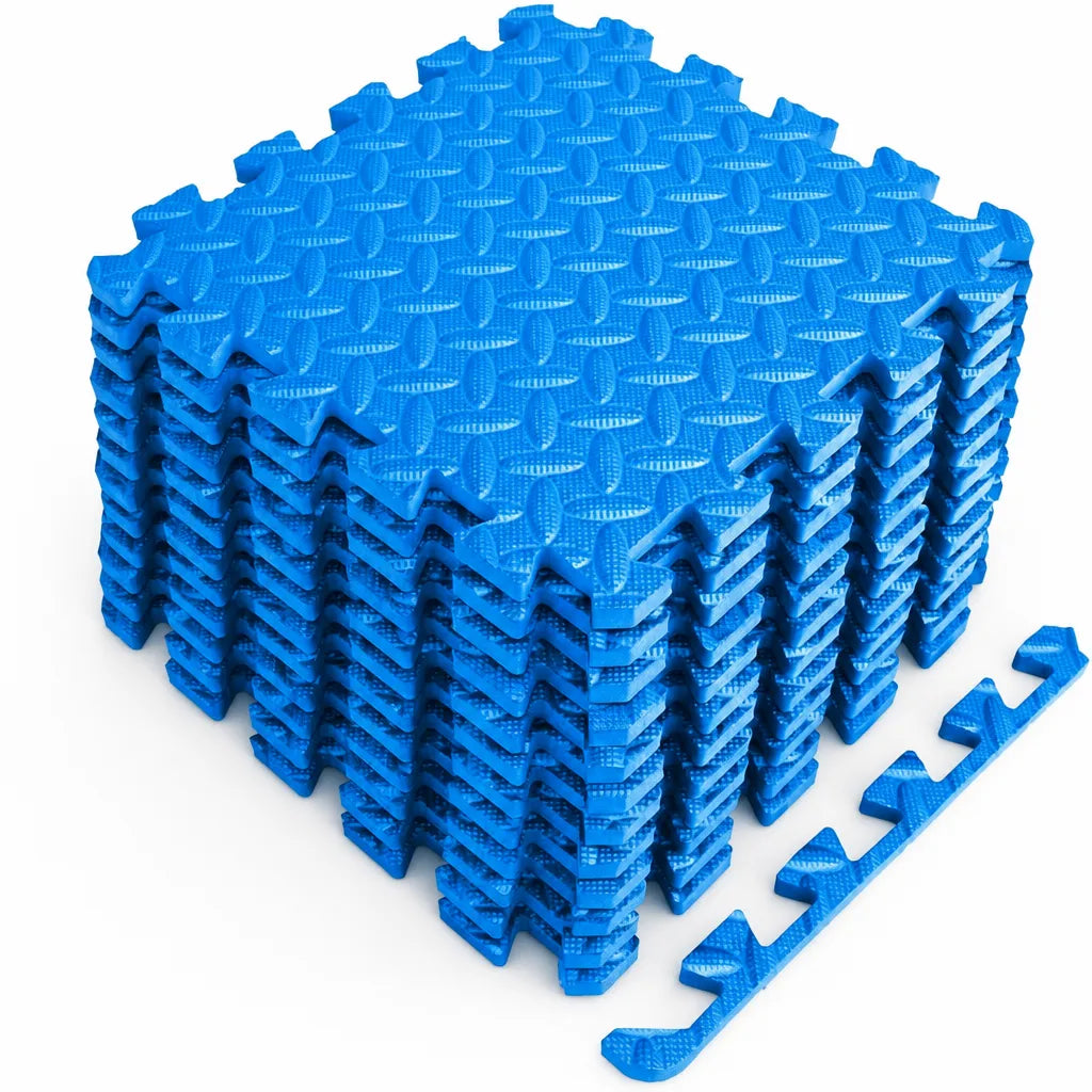 Puzzlematte Blau Grau
