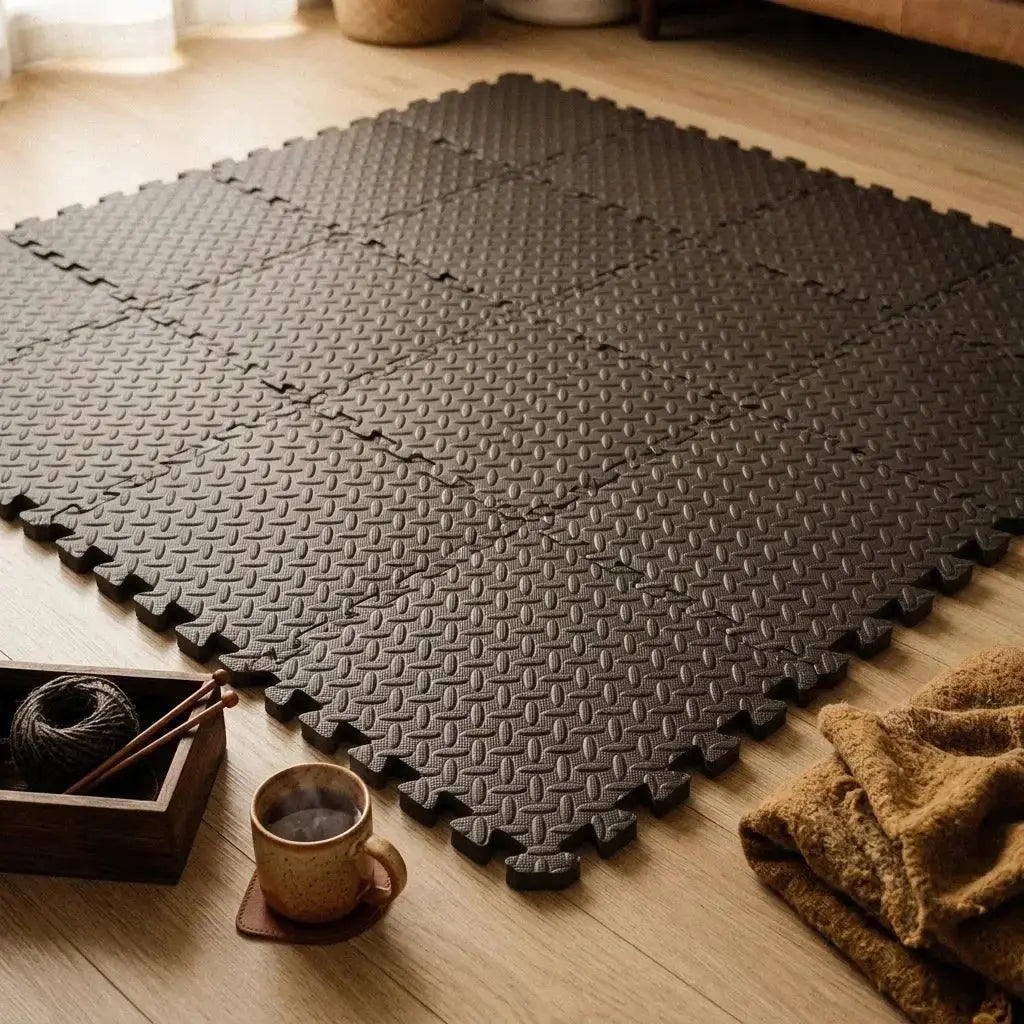Puzzlematte Braun