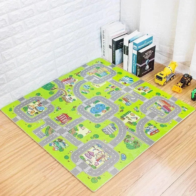Puzzlematte Fahrzeuge